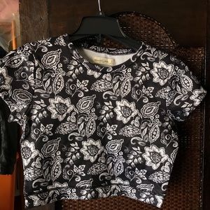 Floral crop top